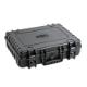 OUTDOOR kuffert i sort med skum 476x356x124 mm Volume: 21,5L Model: 6040/B/SI